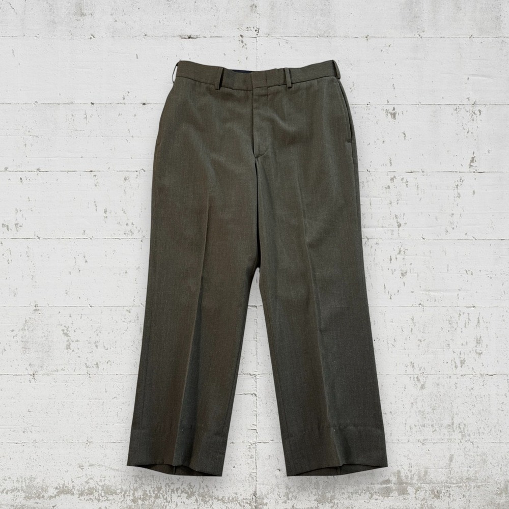 VTG USMC MARINE CORPS‎ DRESS UNIFORM SHADE 2212 GREEN PANTS TROUSER 33S (32x27)